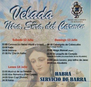 velada ntra sra del carmen