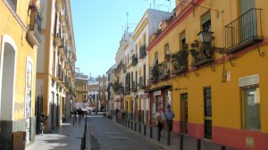 Peris Mencheta adoquinado bruto aceras altas