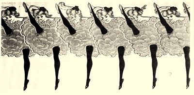 Cancan en un cartel final del 19