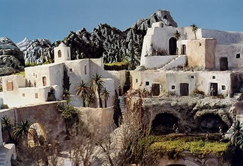 Nazaret maqueta en Arquehistoria