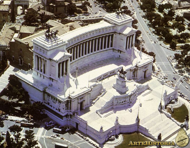 Monumento a Víctor Manuel en Roma