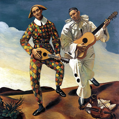 arlequin-et-pierrot-1924-andre-derain-1880-1954