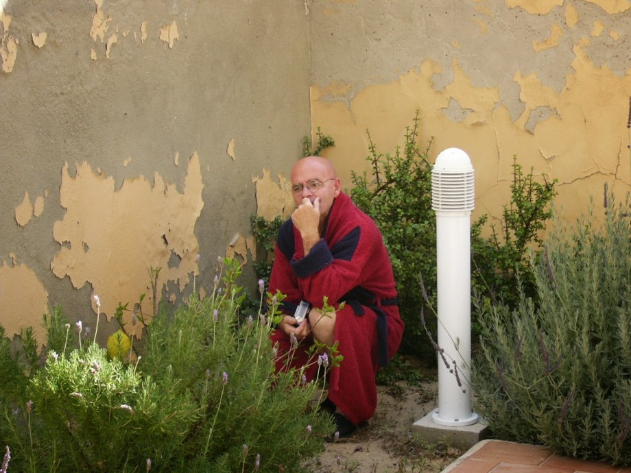 Daniel Lebrato en su rincón Alamin fotógrafo 2005 06 05