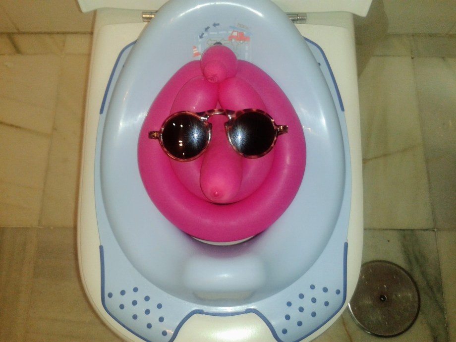 retrete como bola de cristal