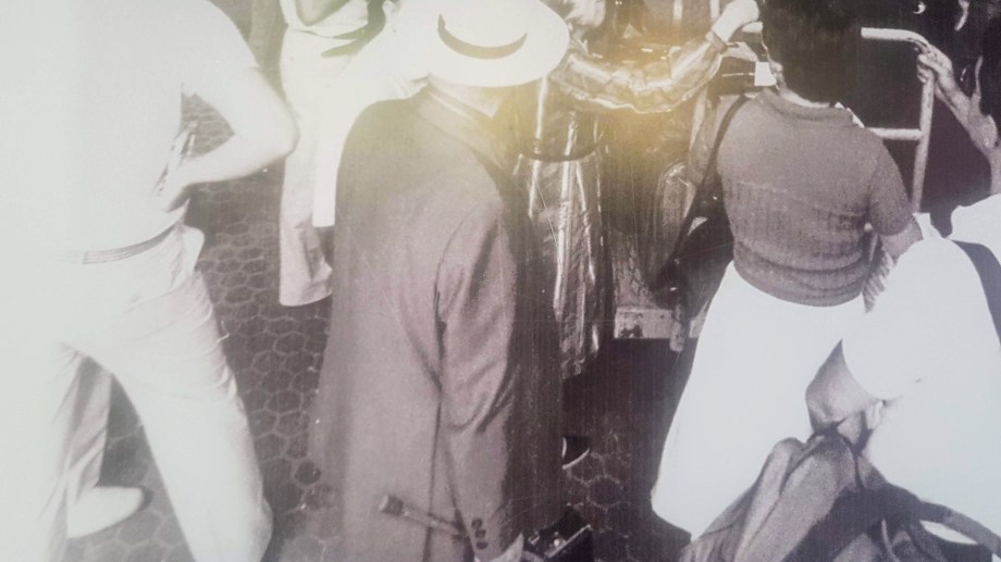 Daniel Lebrato en Plaza de Armas años 60