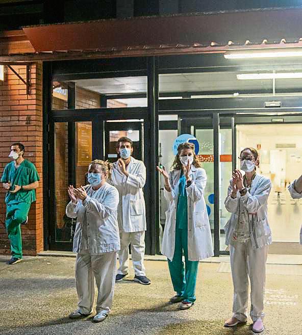 aplausos al atardecer