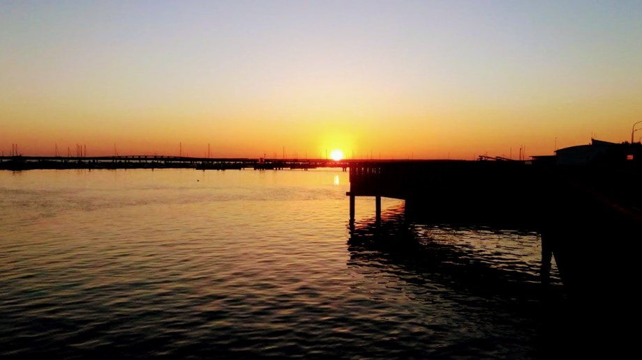 Ría de Huelva ocaso foto Manolo Vara